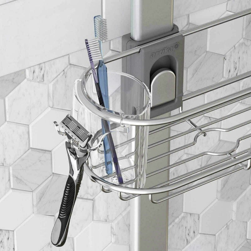Artika U7 Hanging Shower Caddy Bathroom Shelf Storage Organiser Rust Proof Rack