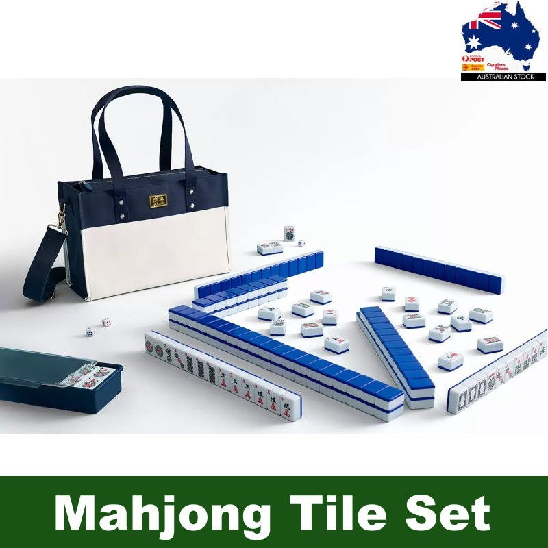 American Mahjong Game Set 166 Tiles with Canvas Tote For Beginners or Seniors