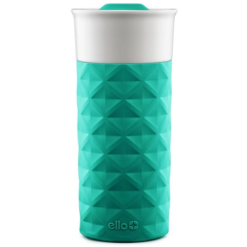 Ello Ogden On-The-Go Ceramic Travel Mug with Friction-Fit Lid & Silicone Boot