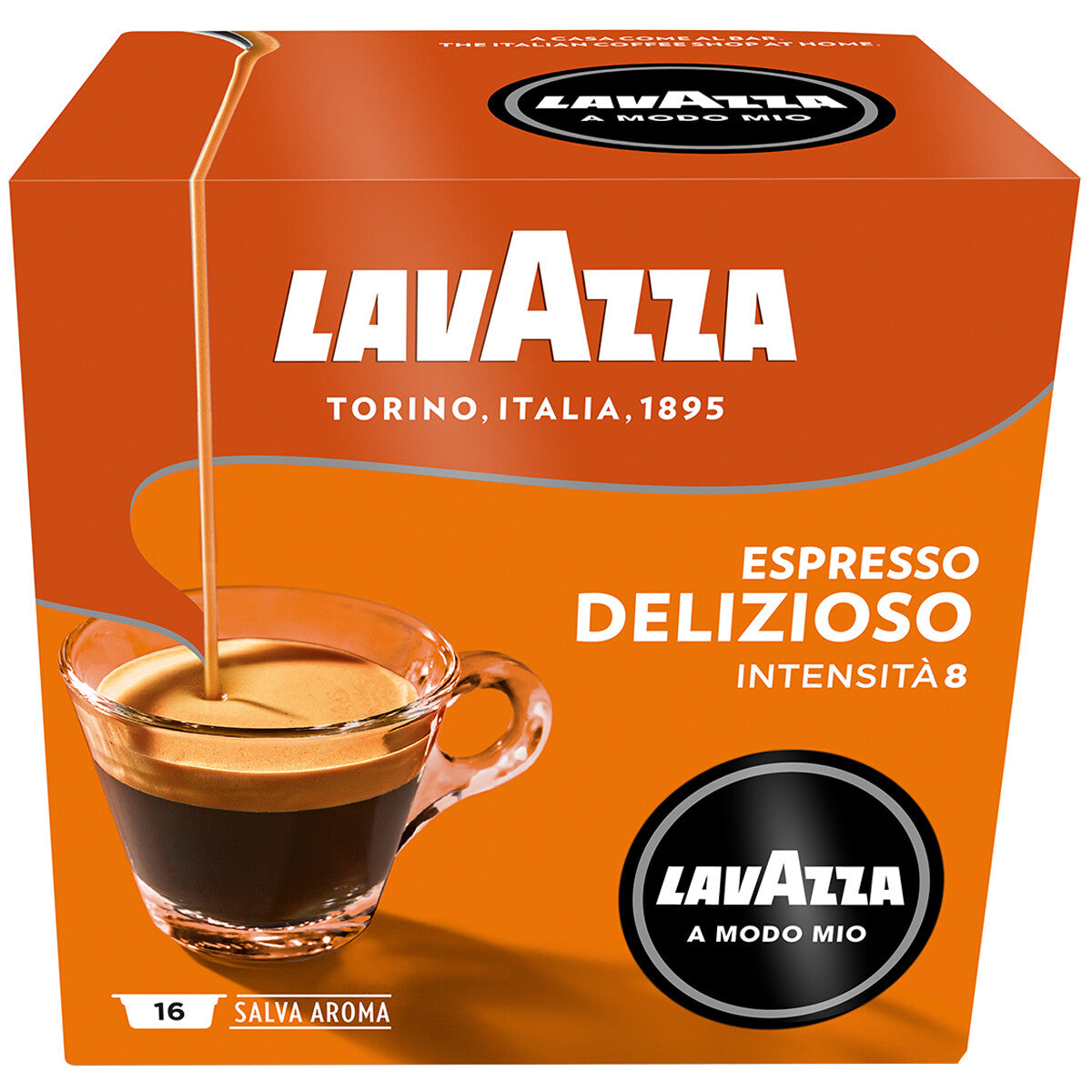 Lavazza A Modo Mio Espresso Coffee Machine Capsule Pod Rossa Passionale Intenso