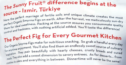 Organic Sun Dried Smyrna Figs Kosher Vegan Healthy Fruit Snack Gluten Free 1.1Kg