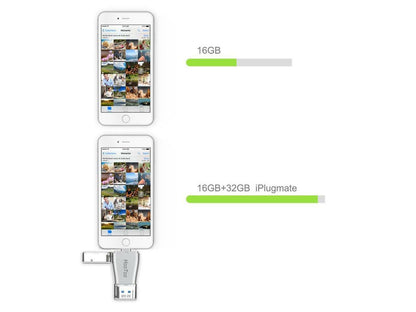 NEW iNubes MFi 32GB USB Flash Drive (Apple Connector) for iPhone iPad iPod