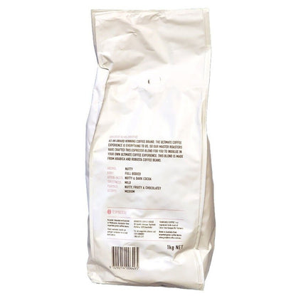 Grinders Giancarlo Coffee 1kg Espresso Arabica Coffee Whole Bean Medium Roast