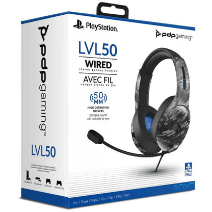 PDP Gaming LVL 50 Wired Gaming Headset w/ Mic for Xbox X / PS5 PS4 / PC