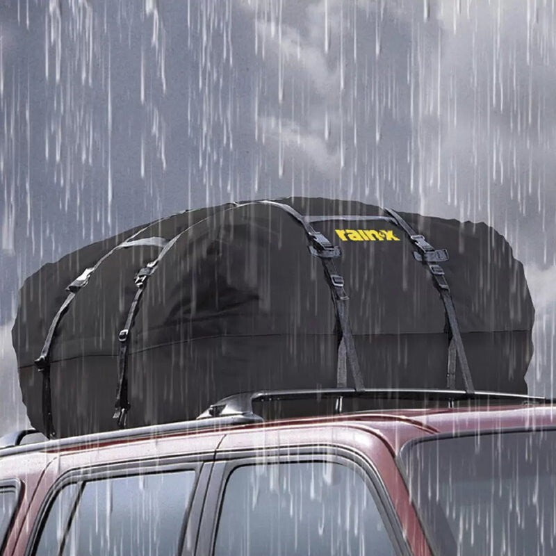 Rain-X 370 Liter Soft Waterproof Car Roof Top Cargo Carrier Bag Storage Travel