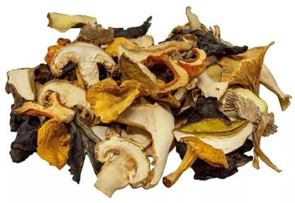 The Wild Mushroom Co Dried Gourmet Mix Mushrooms 380g Oyster, Slippery Jack...