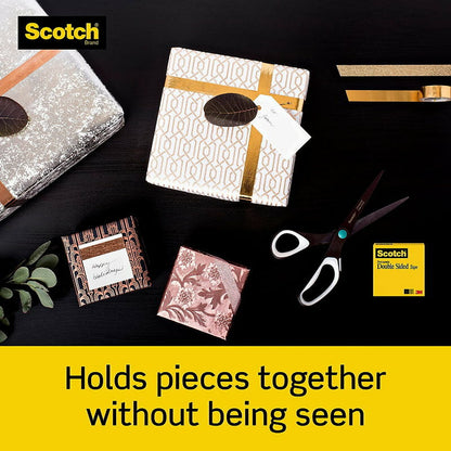 Scotch Double Sided Tape Gift Wrap Quality Value Pack 12.7mm x 11.4m