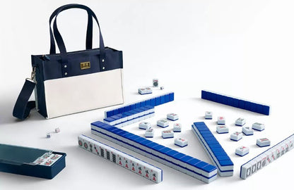 American Mahjong Game Set 166 Tiles with Canvas Tote For Beginners or Seniors