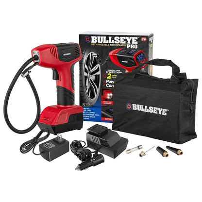Automatic Cordless Portable Rechargeable Tyre Inflator Air Compressor Gauge 12v