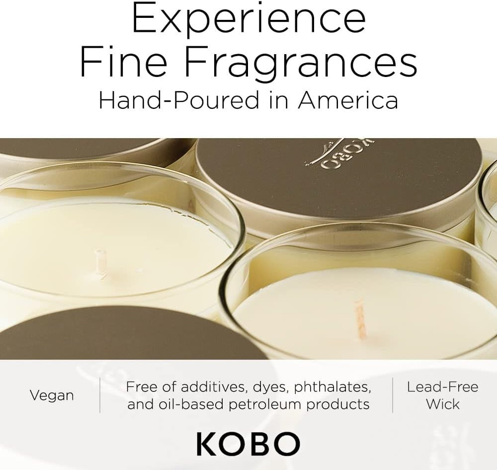 Kobo Chlorophyll Calming & Clean Soy Candle 11oz Handcrafted Aromatherapy Candle