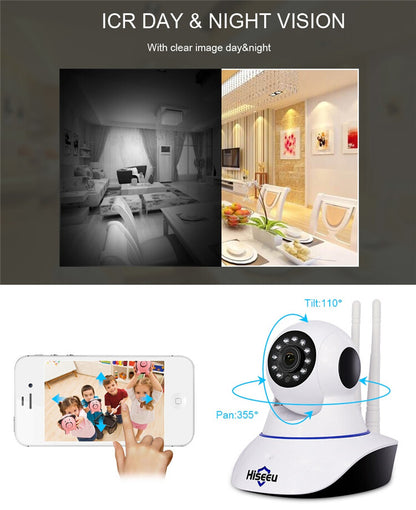 HISEEU FH1C Baby Monitor 1080P IP Camera WIFI Home Security Motion Night Vision