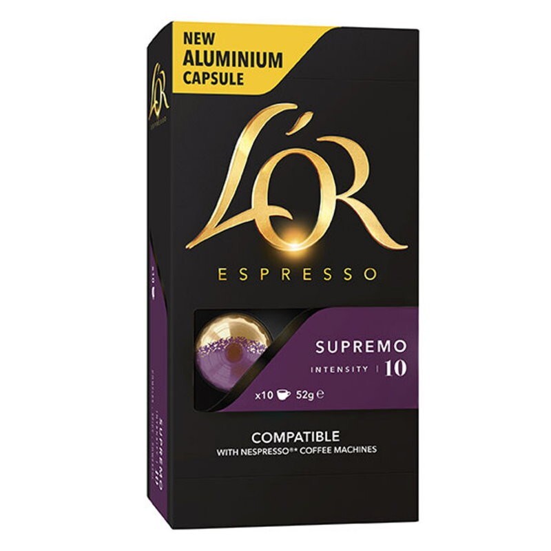 Lor Espresso 60-Pack SUPREMO Coffee Capsules L'OR Nespresso Machines Compatible