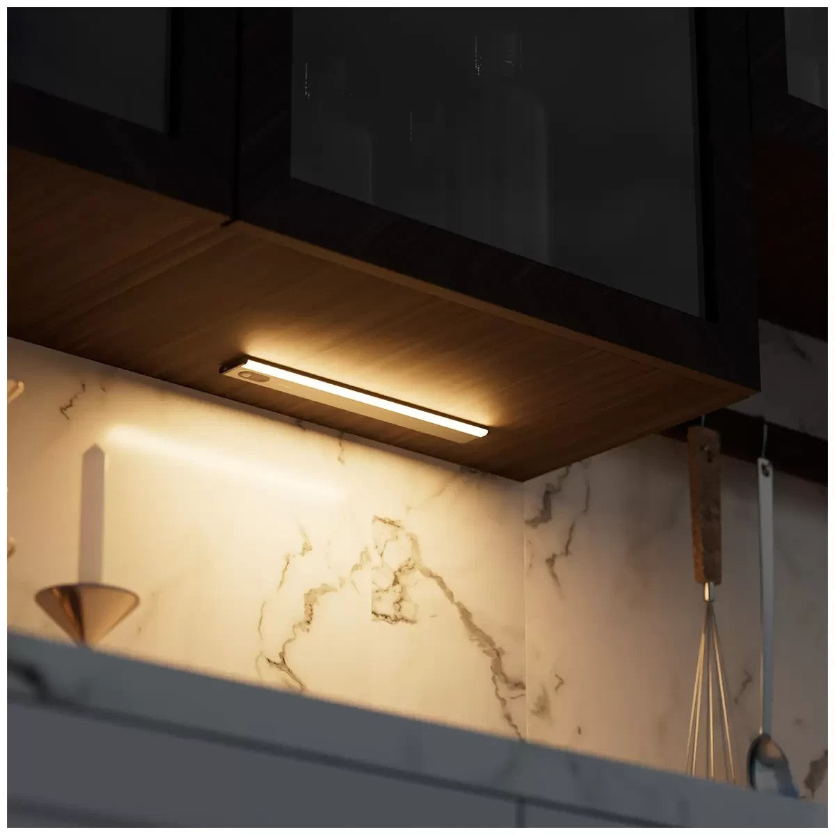 2 x Yeelight Ultra Thin LED Induction Cabinet Rechargeable Motion Sensor Lights