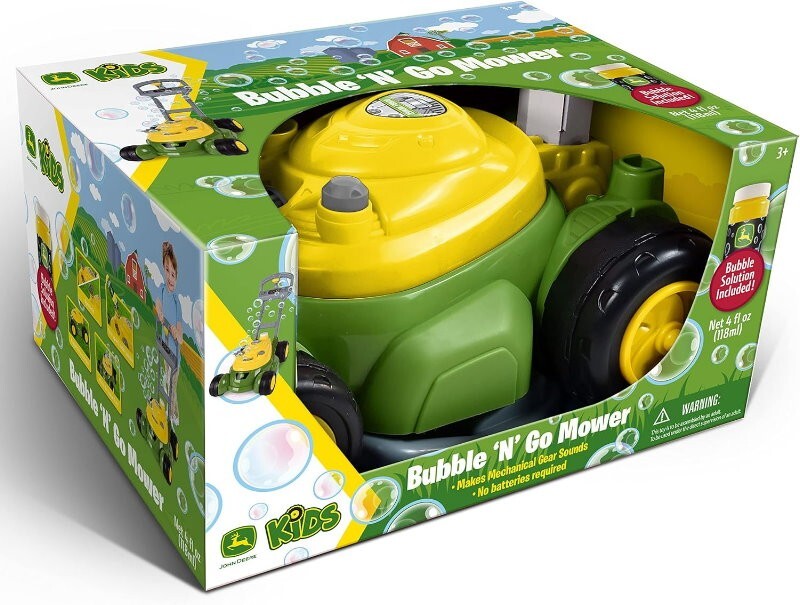 John Deere Bubble Lawn Mower for Toddlers Automatic Bubble Blowing Machine