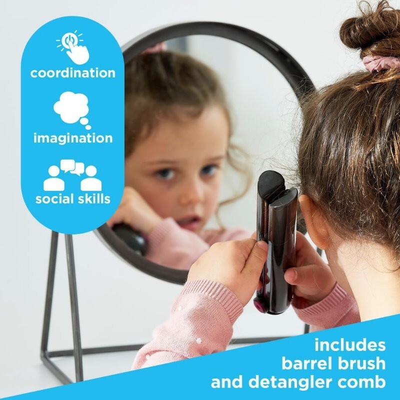 Casdon Dyson Toy Corrale Hair Straightener Styling Set Safe Toy Lights & Sounds