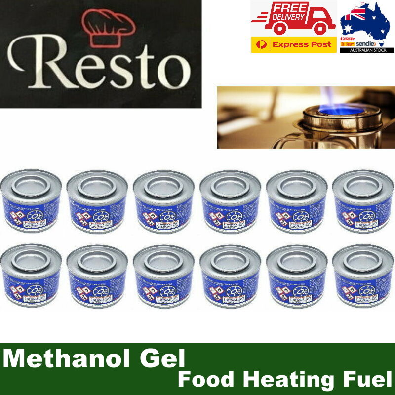 Resto Methanol Gel Food Heating Chafing Dish Fuel Warmer 3 Hour Burn -Express Po