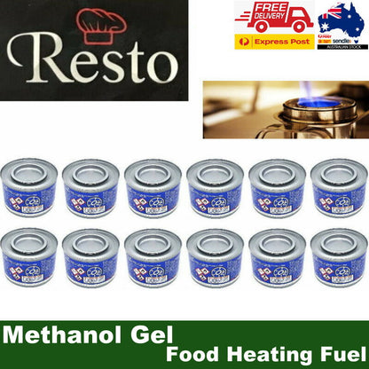 Resto Methanol Gel Food Heating Chafing Dish Fuel Warmer 3 Hour Burn -Express Po