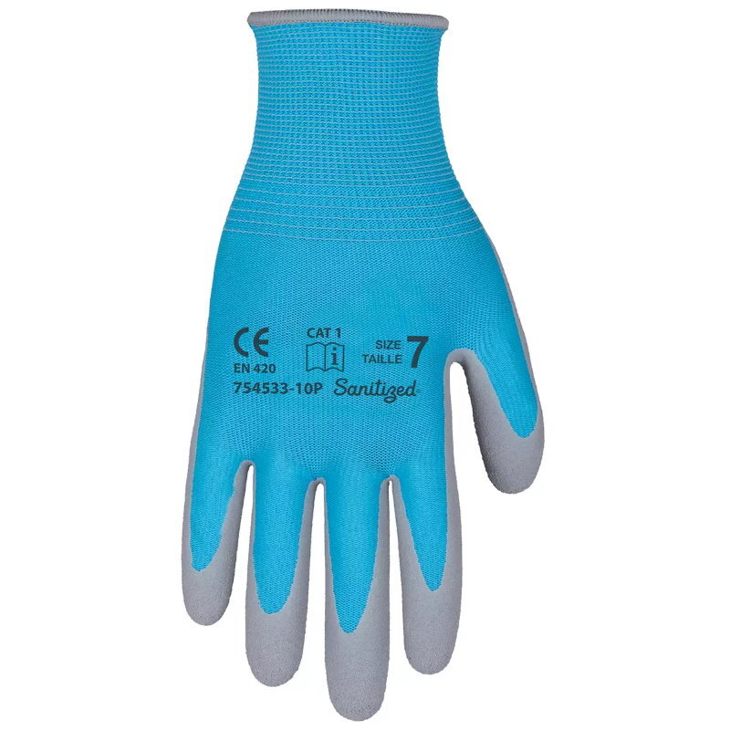 Groupe BBH Latex Foam Comfort Grip Breathable Durable Gardening Gloves for Women