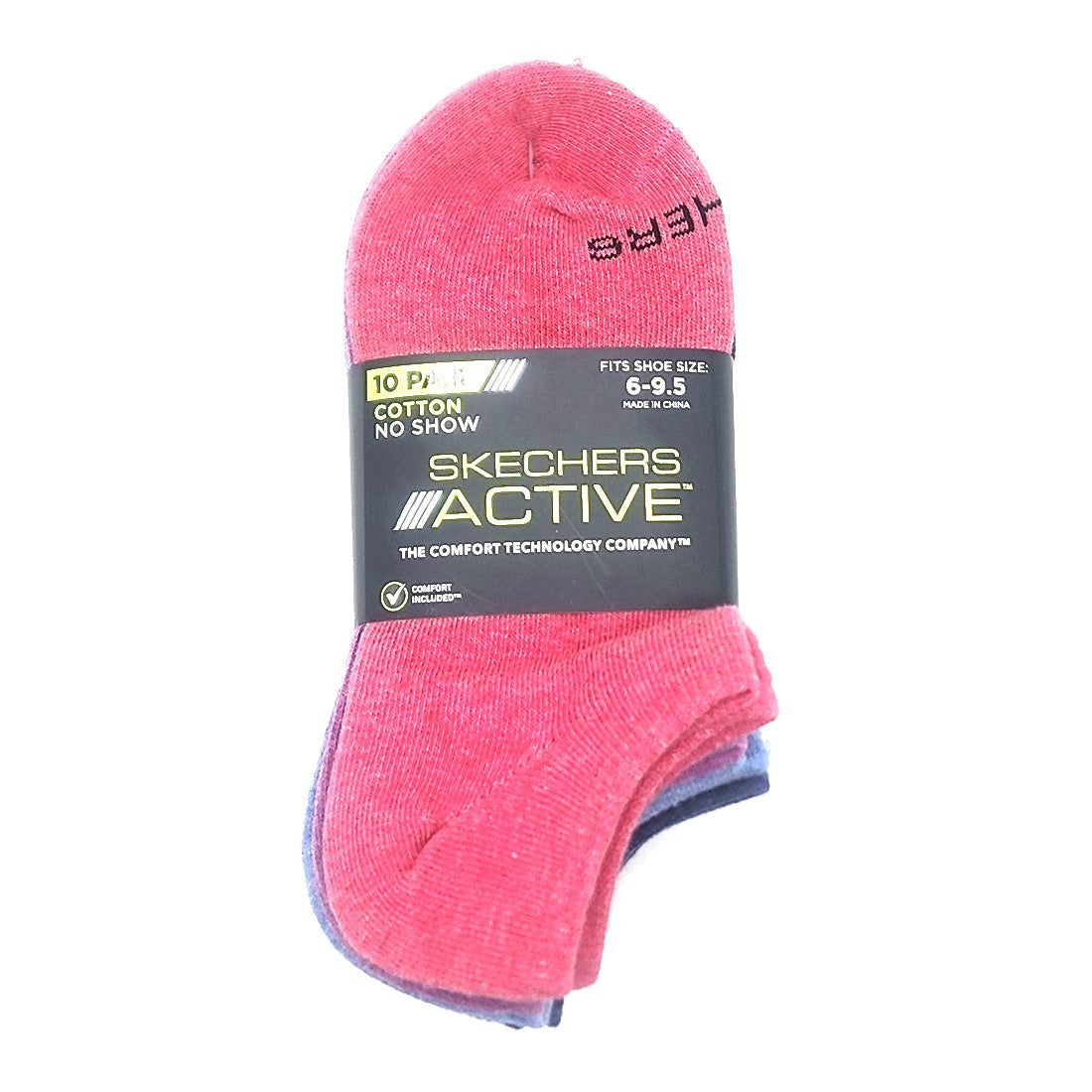 8 x Skechers Ladies Women No Show Liner Non-slip Heel Grip Active Sports Socks