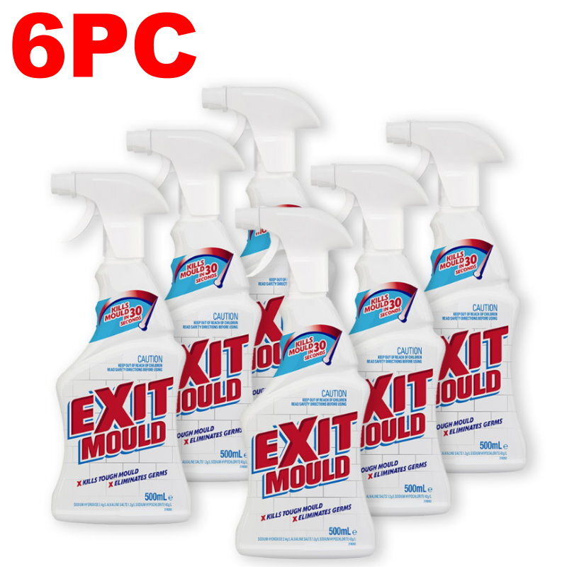 Exit Mould 500ml Mould Remover Trigger Spray - Kill Mould and Germs, Cleaning