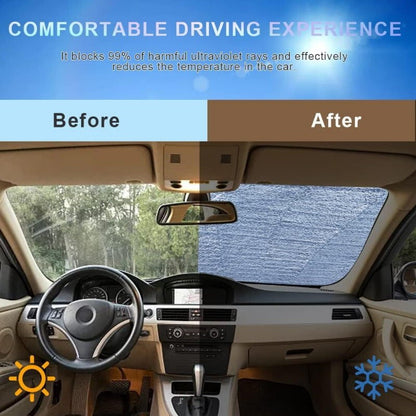 WHO-RAE Pro Max Reflector Sunshade Kit Car Windscreen Shade & Rear Window Shades