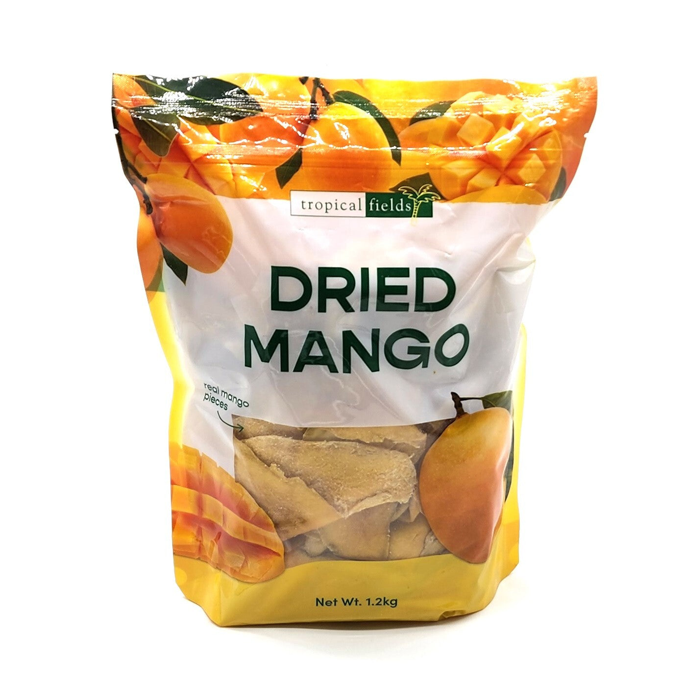Tropical Fields Real Dried Mango Slice Vegetarian Healthy Snack Food 1.2kg