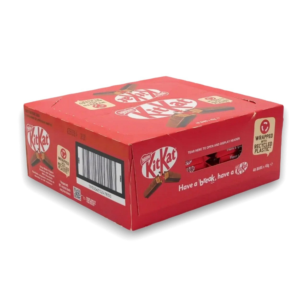 Kit Kat Chocolate Candy Bar 48 x 42g - 4 Fingers Milk Chocolate Wafer Kids Sweet