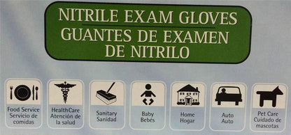 Multi Purpose Nitrile Exam Protective Glove Latex Free 200 Disposable Size S M L