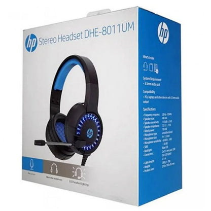 HP DHE-8011UM Gaming Headset w/ Microphone USB & 3.5mm For PC PS4 Xbox One