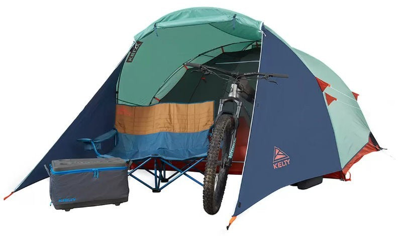 Kelty 4 Person Freestanding Rumpus Tent for Car Camping w/ Extra Large Vestibule