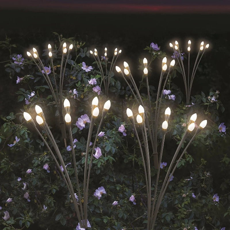Sol-R-Brite 32 LED Waterproof Outdoor Crystal Firefly Garden Solar Light 2 Modes