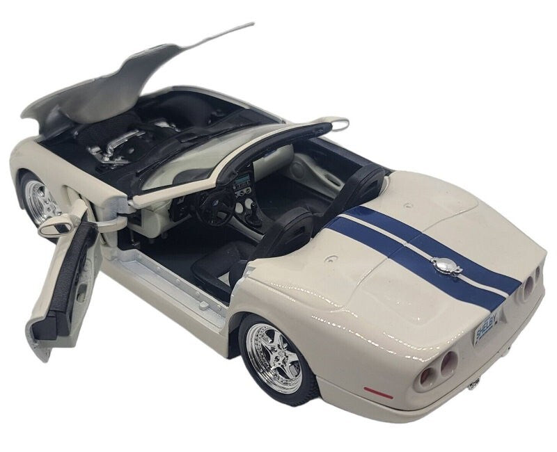 Maisto 1:18 Scale 1999 Special Edition Shelby Series One White Die Cast Car