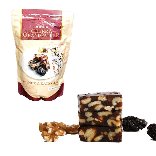 Cherry Grandfather Walnut & Date Cake Vegan Halal Made In Taiwan 380g 櫻桃爺爺南棗核桃糕