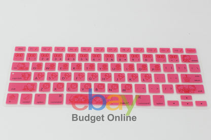 Hello Kitty Keyboard Case Cover Protector for Apple MacBook Pro Air 13.3" 15" 17
