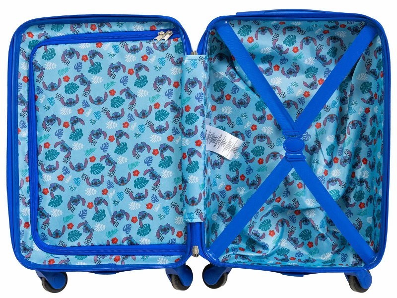 Licensed Disney Stitch Children's Travel Luggage Backpack Set With Luggage Tag