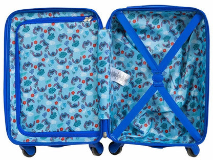 Licensed Disney Stitch Children's Travel Luggage Backpack Set With Luggage Tag
