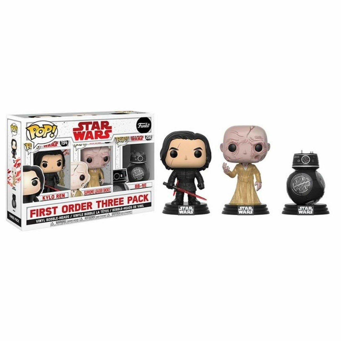 NEW POP! Funko Star Wars First Order 3 Pack Funko POP Vinyl Figure