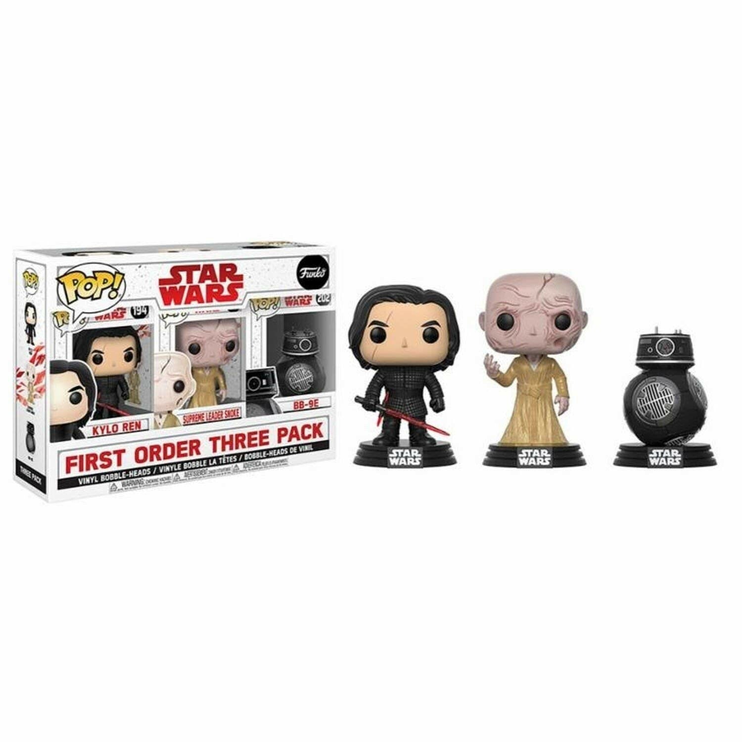 NEW POP! Funko Star Wars First Order 3 Pack Funko POP Vinyl Figure