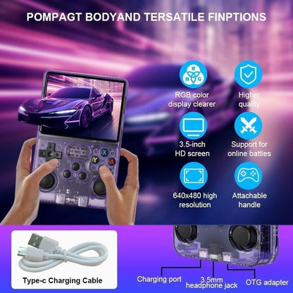 R36S Classic Retro Handheld Game Console 3.5" IPS Screen 21000+ Games - Express