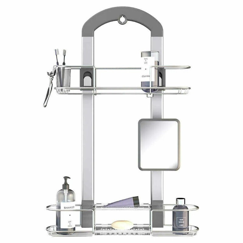 Artika U7 Hanging Shower Caddy Bathroom Shelf Storage Organiser Rust Proof Rack