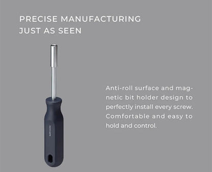 HOTO Hand Tool Set Household Home Repair Screwdriver Wrench Hammer Tape Pliers