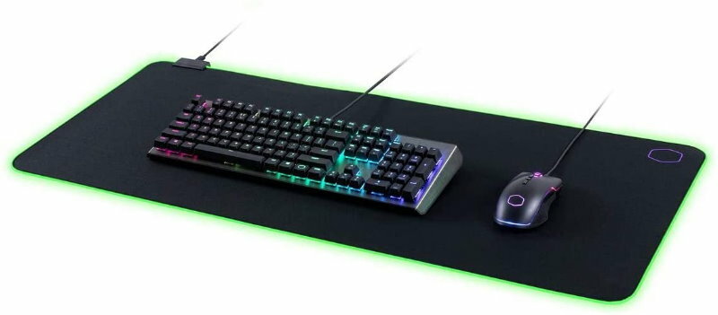 Cooler Master MP750-XL Extra Large 94x38cm RGB Soft Gaming Mouse Pad Mat