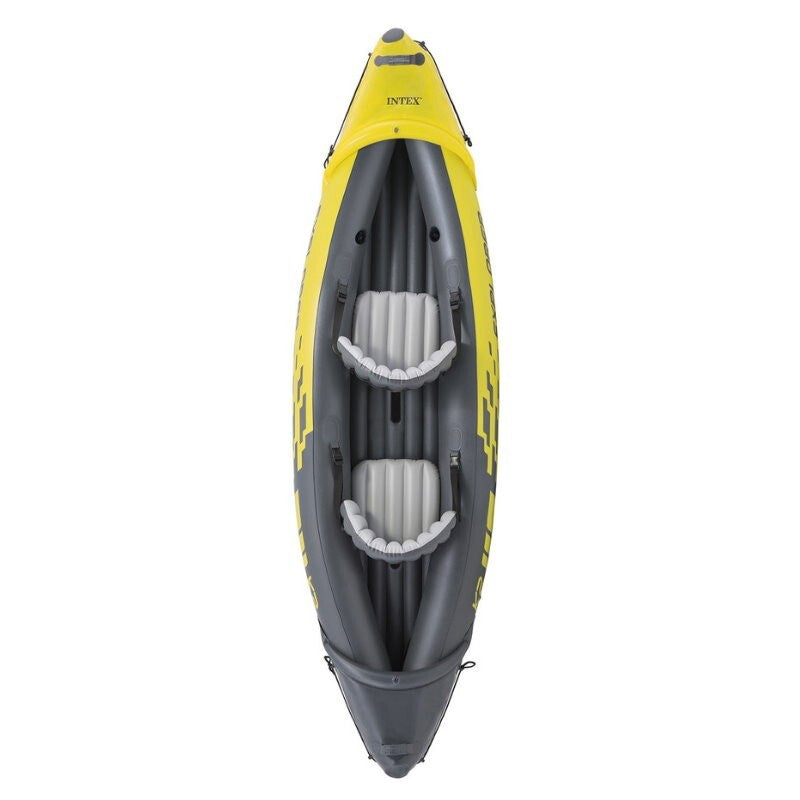 Intex 2-Person Explorer K2 Inflatable Kayak with Bag Canoe River Lake Boat 180kg