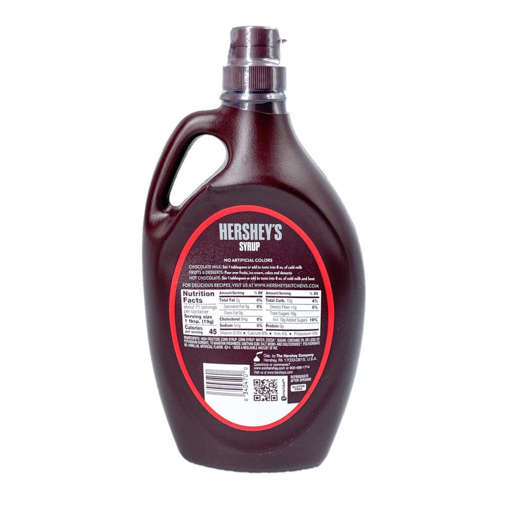 Hershey's Chocolate Flavor Syrup Desert Shakes Ice Cream Milkshake Topping 425g