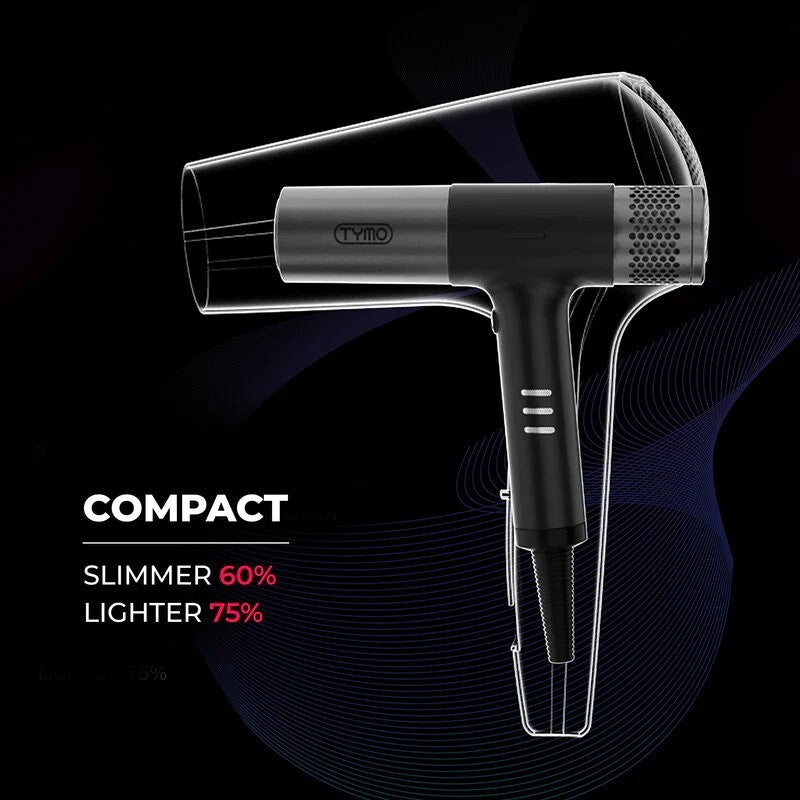 TYMO Hypersonic Professional Hair Dryer with Diffuser HC600 For Home & Salon Use