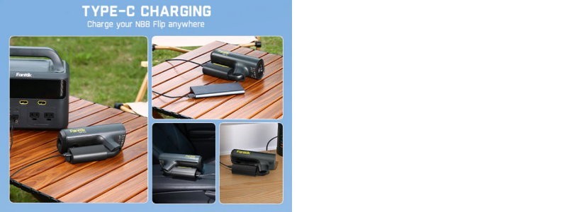 Fanttik K100 Flip Foldable Portable Cordless Electric Pressure Washer Gun