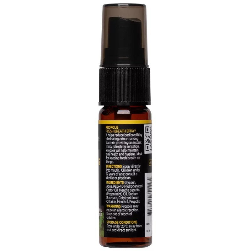 Nature's Care Propolis Fresh Breath Spray 20ml - Natural Immune Support