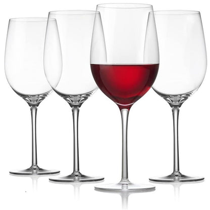 King Crystal 8-Pack Traditional Premium Crystal Clear Classic Wine Glasses 590mL