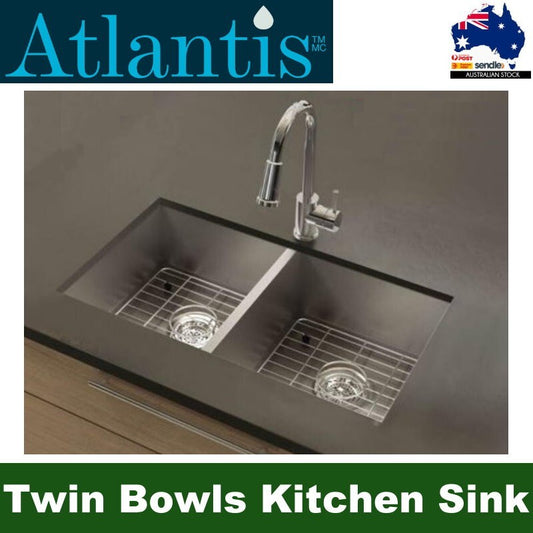 Atlantis G16 Luxury Collection Twin Bowls Stainless Kitchen Sink