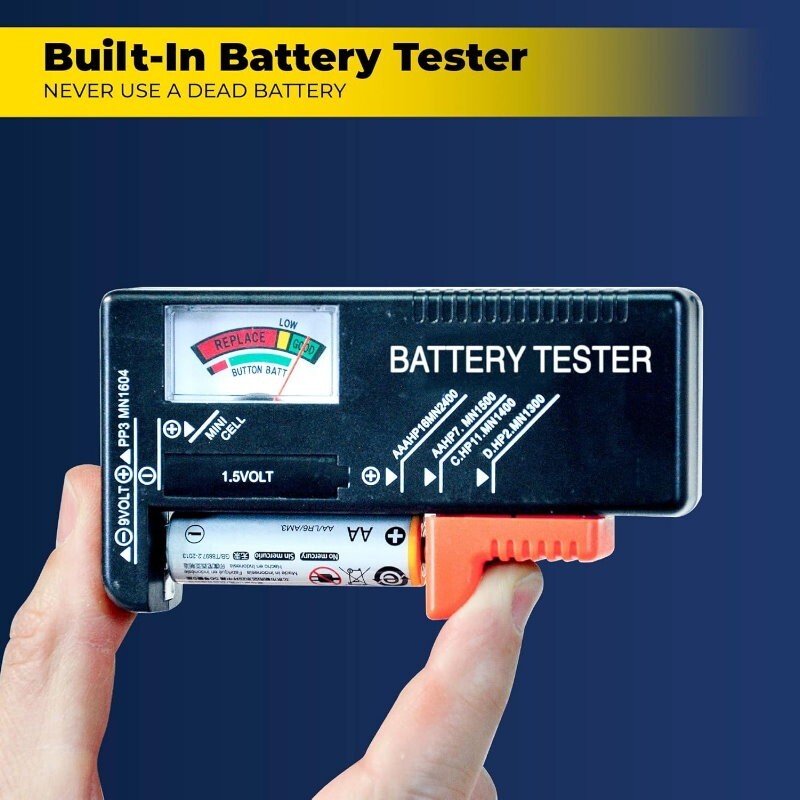 Battery Daddy Battery Organiser Up To 174 Batteries Holds Storage Case w/ Tester